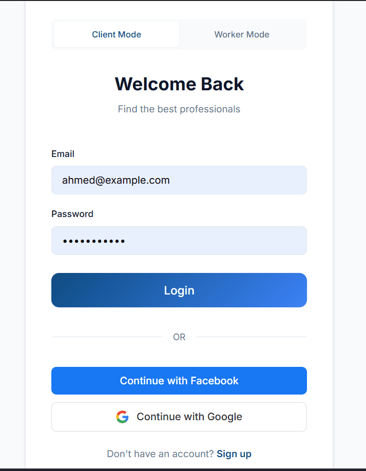 Homepage view 2