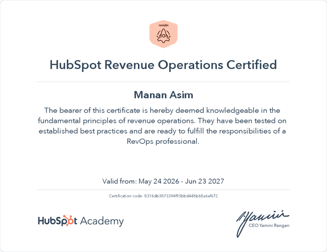 RevOps Certification